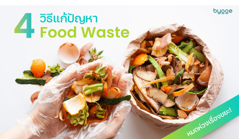 4 วิธีลด Food Waste ทำง่ายที่บ้าน ช่วยโลกและประหยัดเงิน